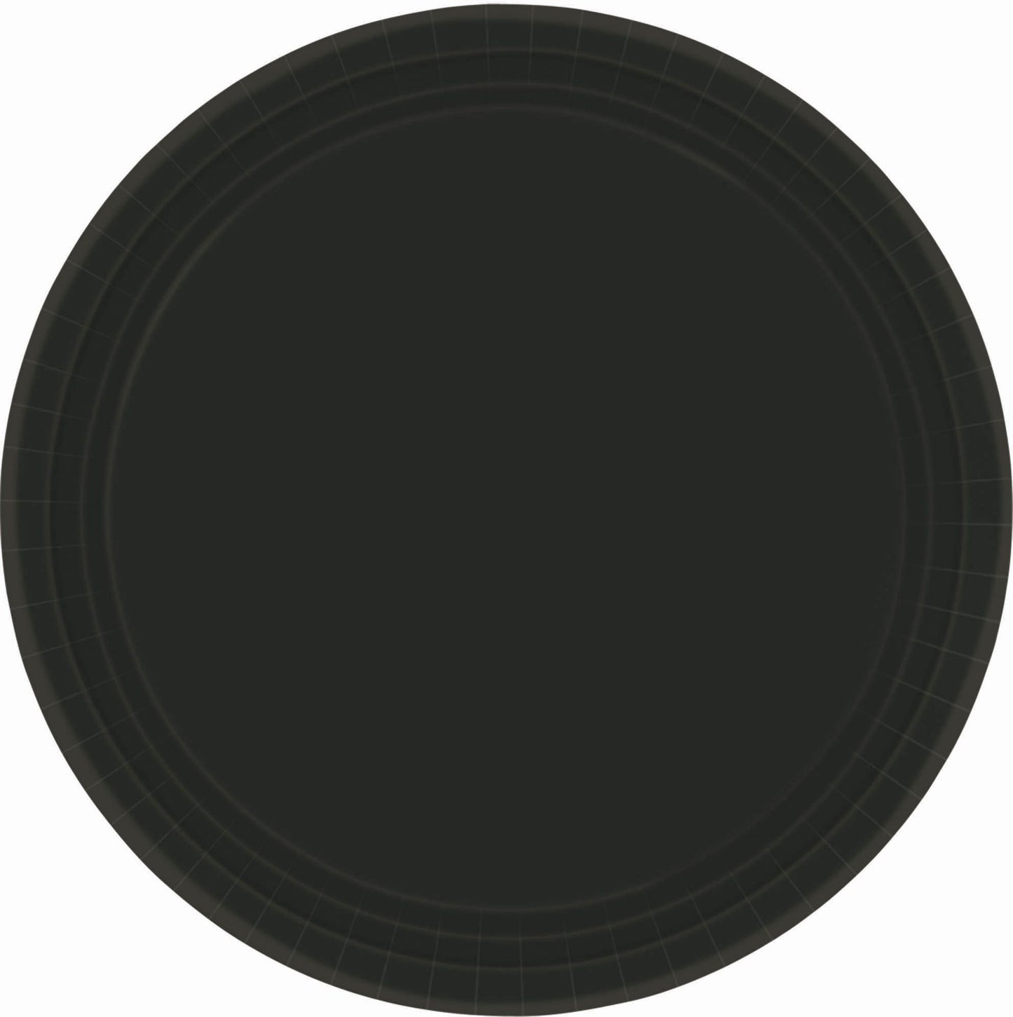 Round Paper Disposable Lunch Plates, Various Colours, 9-in, 20-pk, for Birthday/Summer/Baby Shower/Wedding