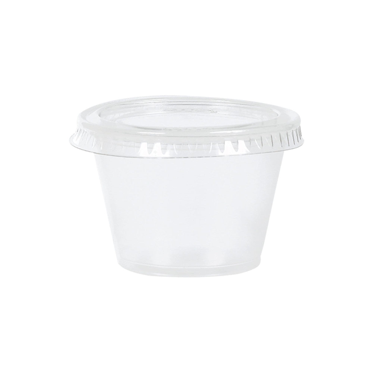 Plastic Jelly Shot Cups with Lids, Clear, 2.5-oz, 50-pk, for New Year's Eve/Graduation/Christmas/Birthday Party