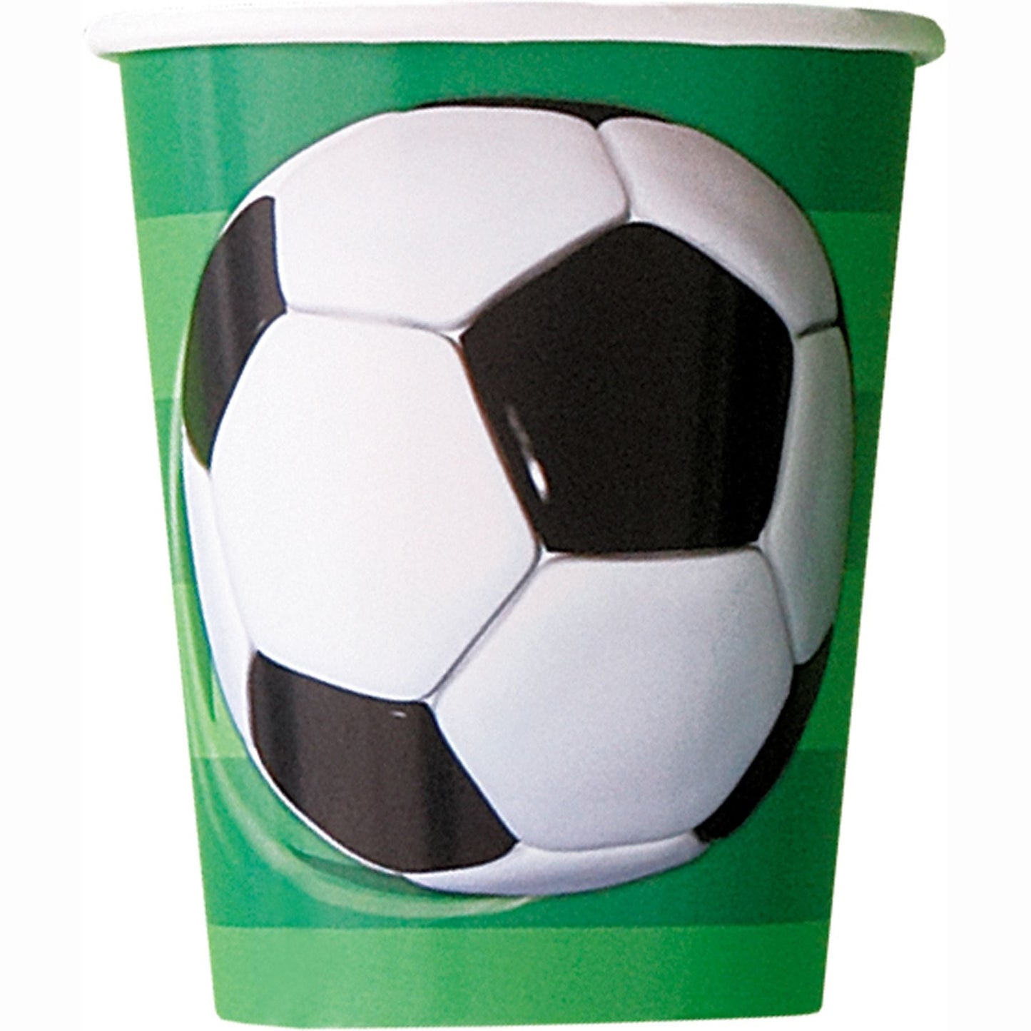 9-oz Soccer-Themed Paper Cups for Sporting Events, 8-pk