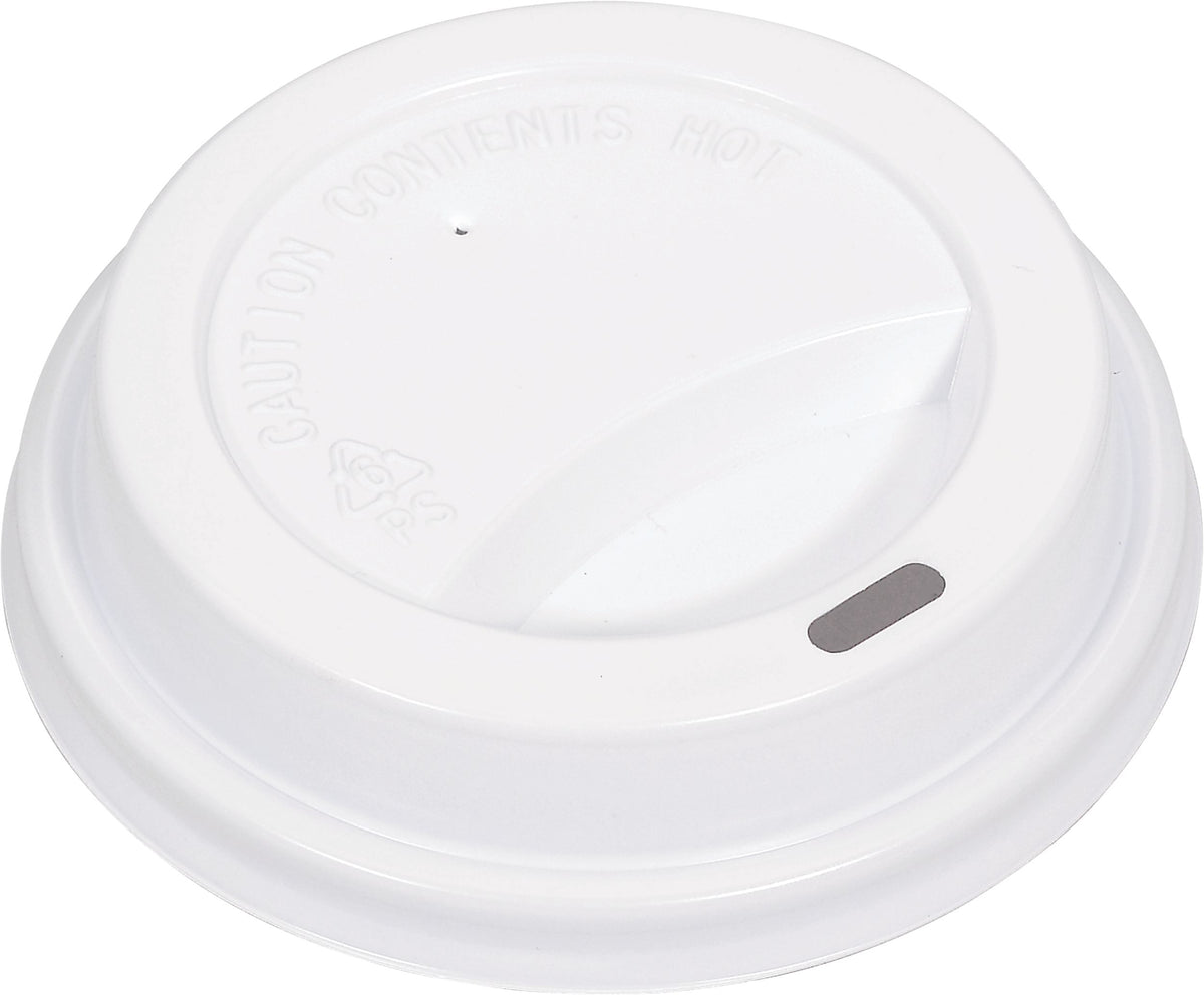 Big Party Coffee Cup Lids, For 12-oz Cups, White, 40-pk