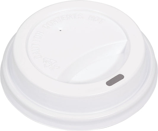 Big Party Coffee Cup Lids, For 12-oz Cups, White, 40-pk