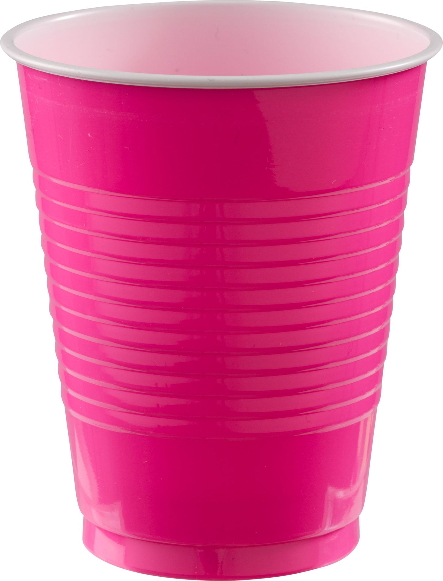 Big Party Pack Plastic Reusable Cups, Various Colours, 16-oz, 50-pk, for Christmas/Thanksgiving/New Year's Eve/Birthday Party